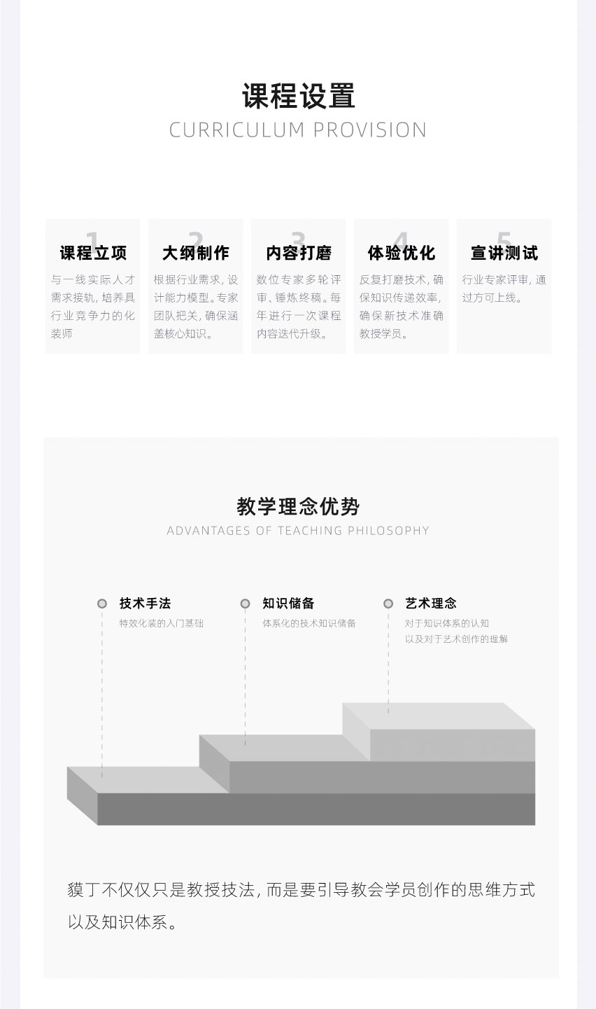 特效课程设置及教学理念